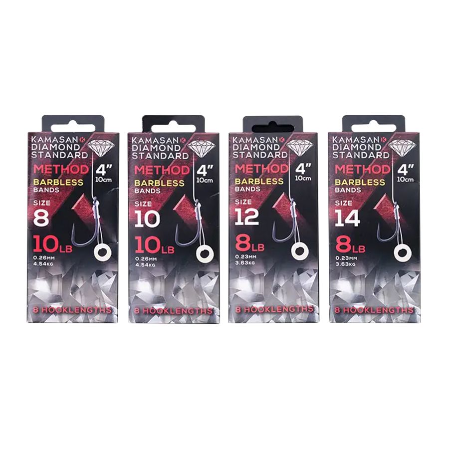 Kamasan Diamond Standard Method Bait Band Rigs