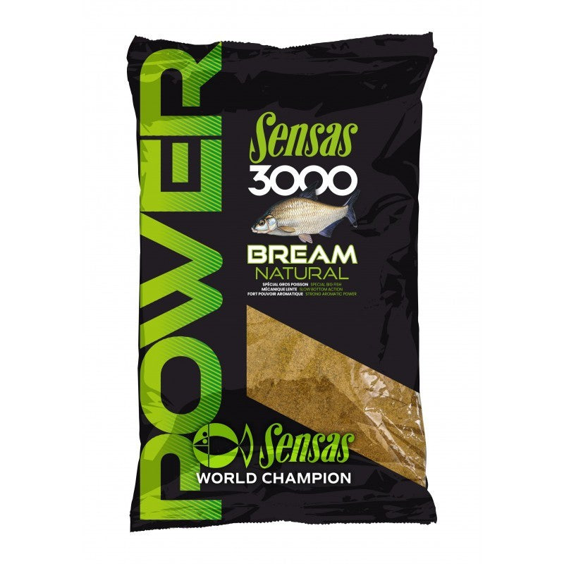 Sensas 3000 Power Bream Natural Groundbait 1KG