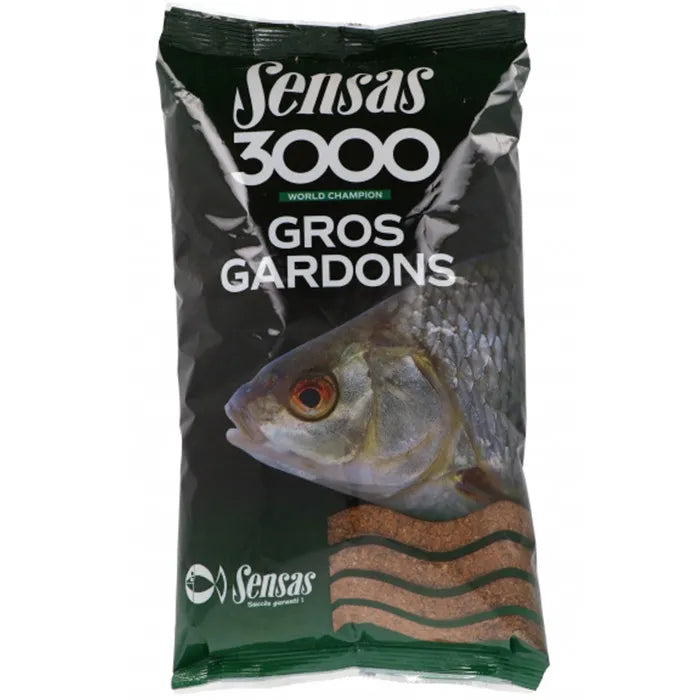 Sensas 3000 Gros Gardons (Big Roach) Groundbait 1KG