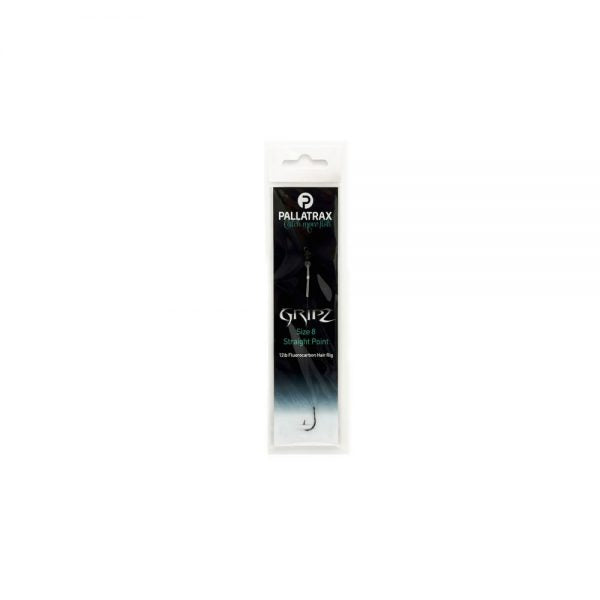 Pallatrax GRIPZ Straight Point Fluorocarbon Hair Rigs