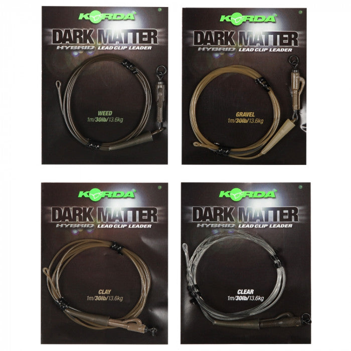 Korda Dark Matter Fishing Leader Hybrid Lead Clip