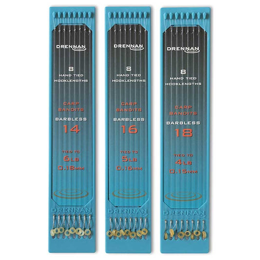 Drennan Hook Plate System 6inch Carp Bandits Barbless