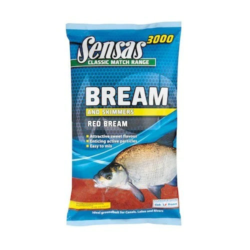 Sensas 3000 Super Bream Red Groundbait 1KG