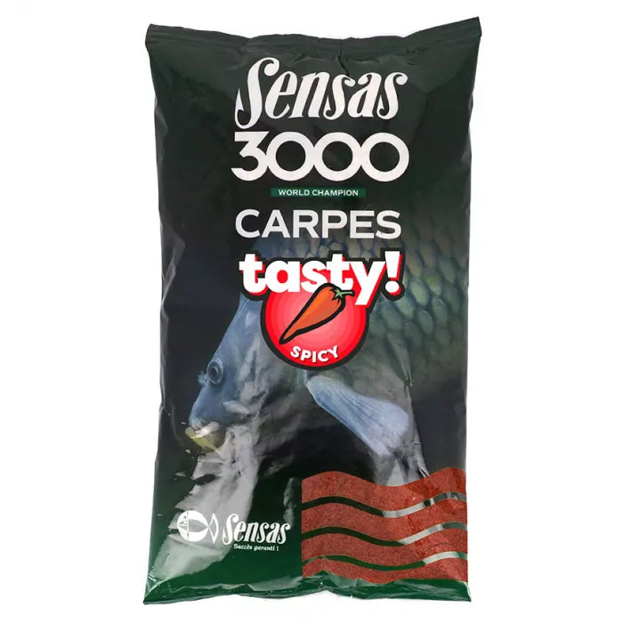 Sensas 3000 Groundbait Carp Tasty 1KG