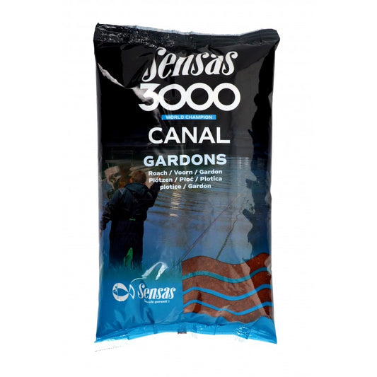 Sensas 3000 Super Canal Gardons (Roach) Groundbait 1KG