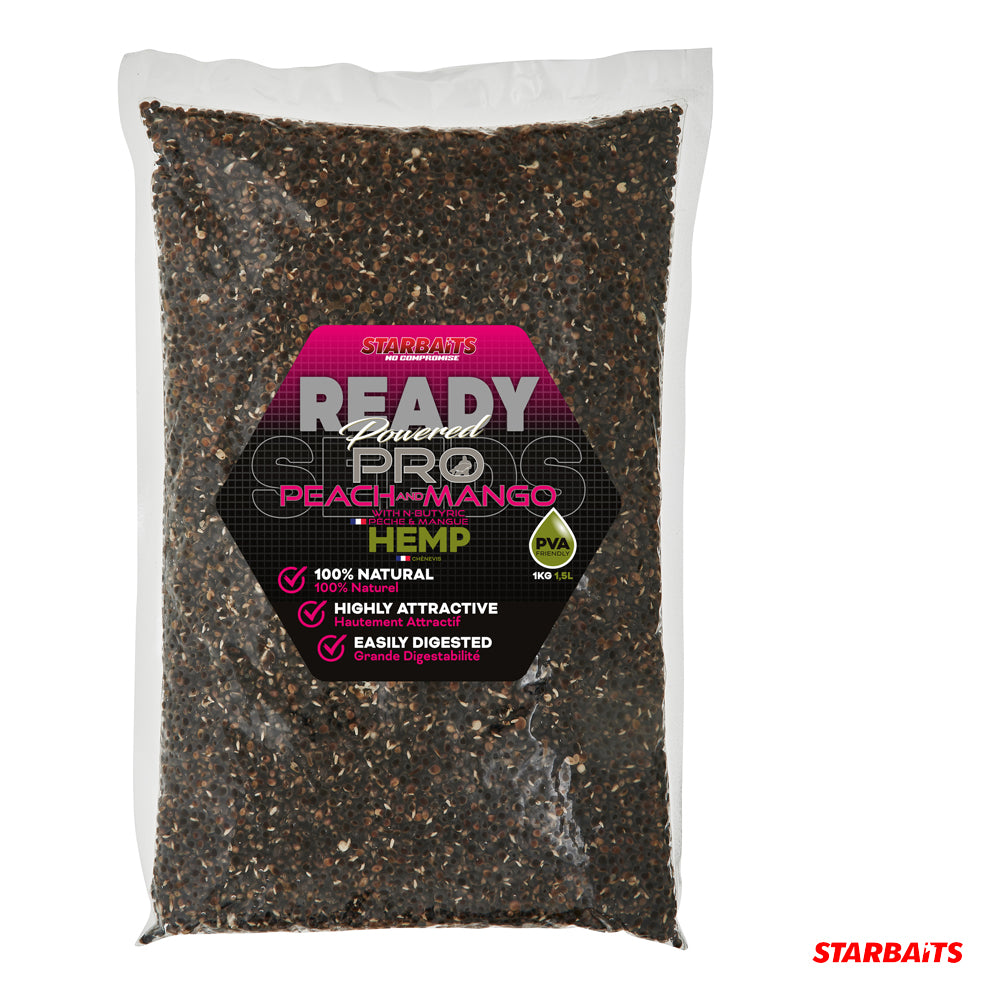 Starbaits Ready Seeds Peach Mango Hemp 1kg