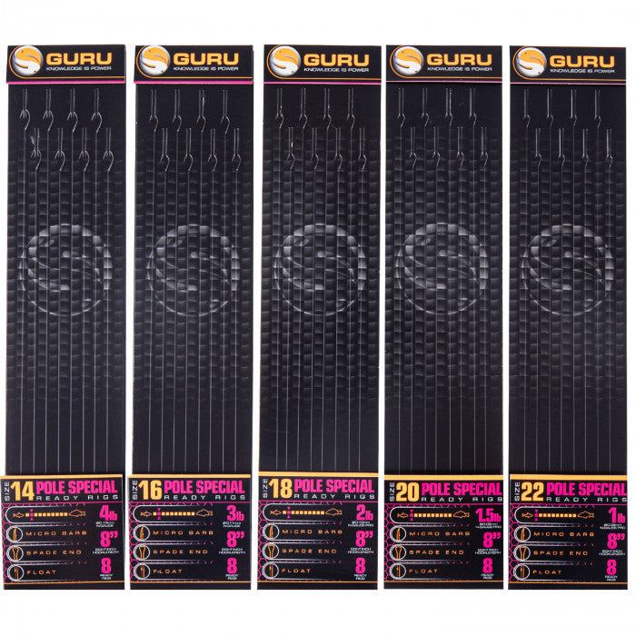 Guru Pole Special Ready Rigs - Guru at Lakeside Angling Supplies