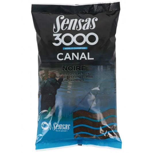Sensas 3000 Super Canal Black Groundbait 1KG