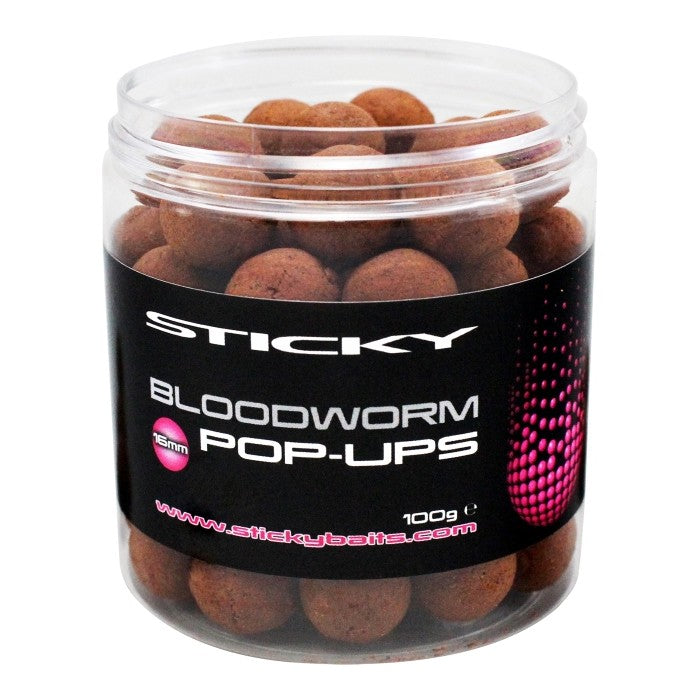 Sticky Baits Bloodworm Pop Ups - 16mm
