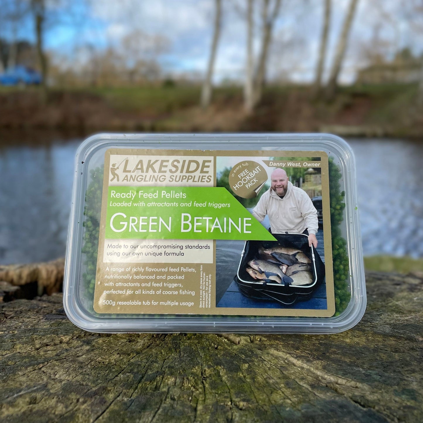 Lakeside Angling Supplies Soaked Green Betaine