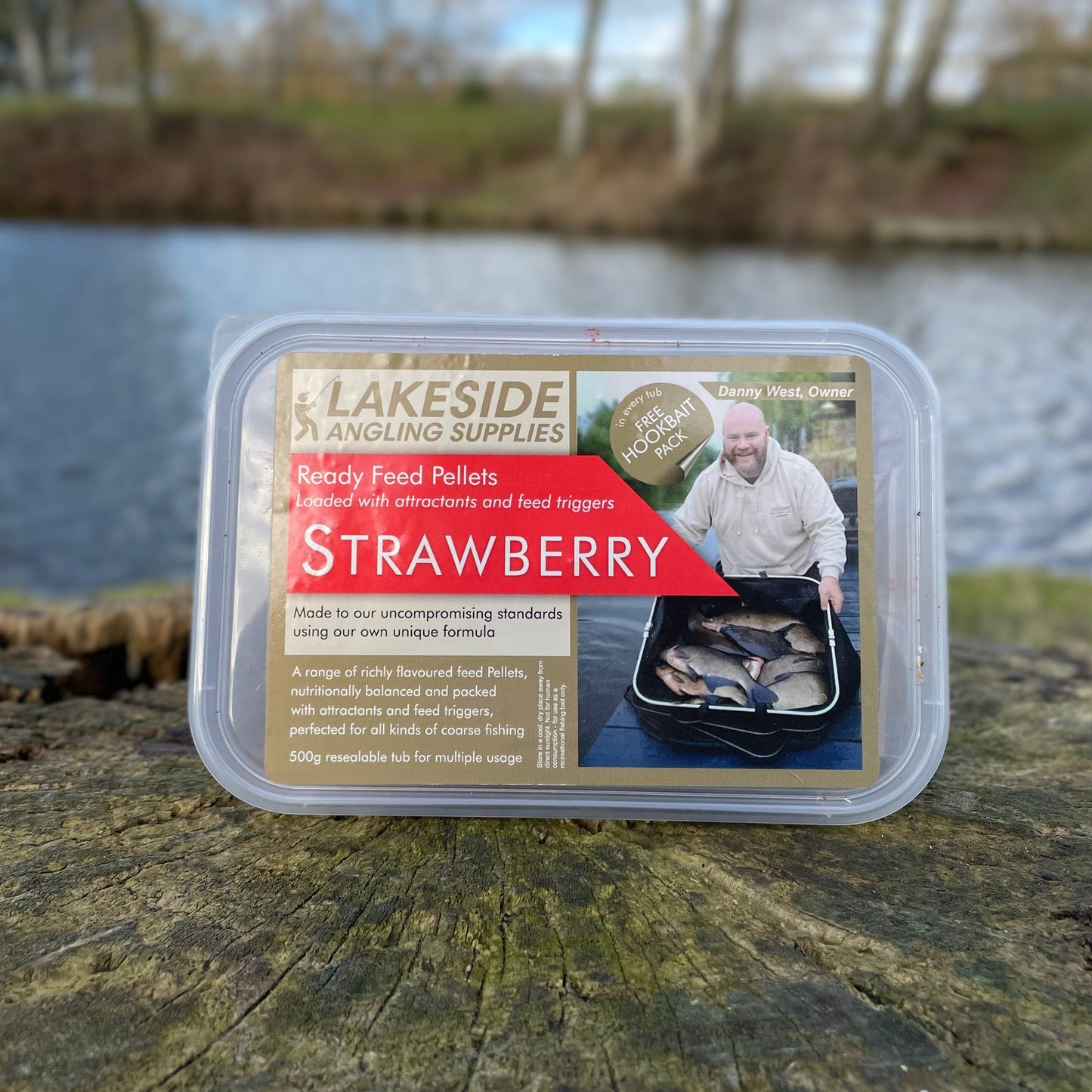 Lakeside Angling Supplies Soaked Strawberry Pellets