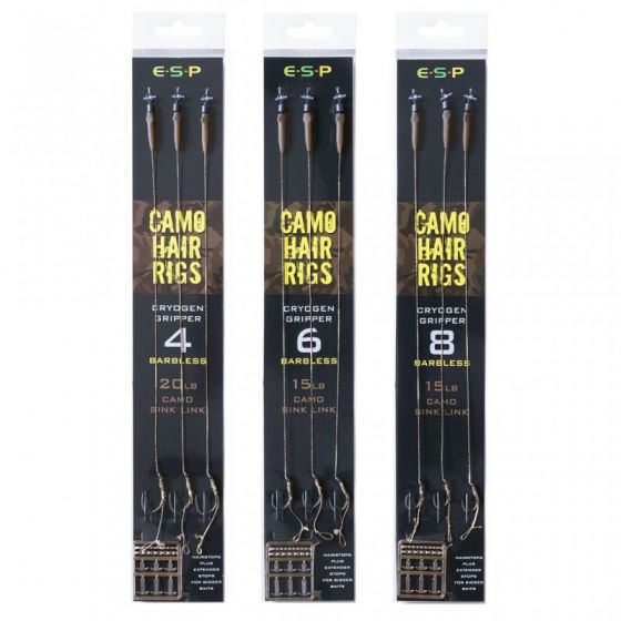 ESP Camo Hair Rig Gripper Barbless