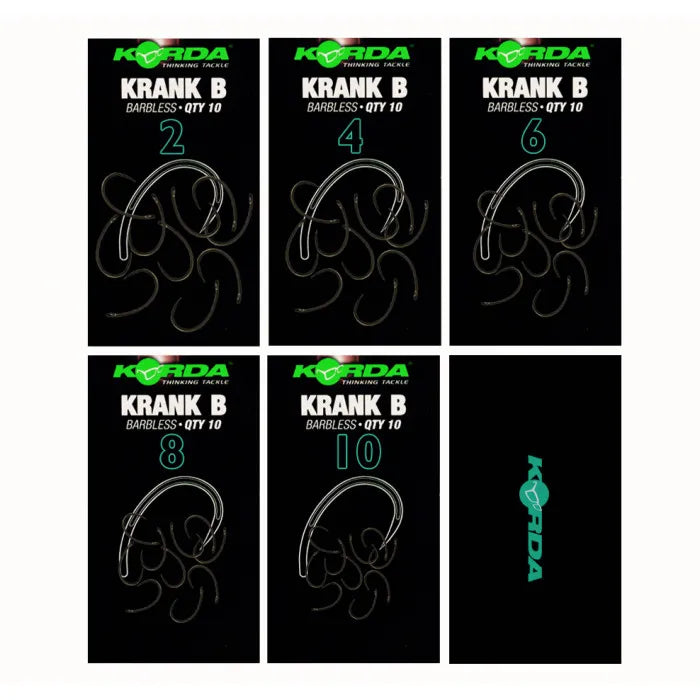 Korda Krank Fishing Hook Barbless