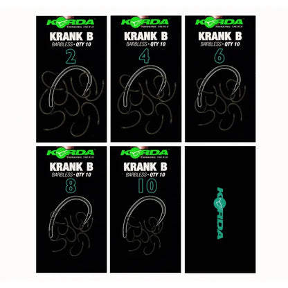 Korda Krank Fishing Hook Barbless