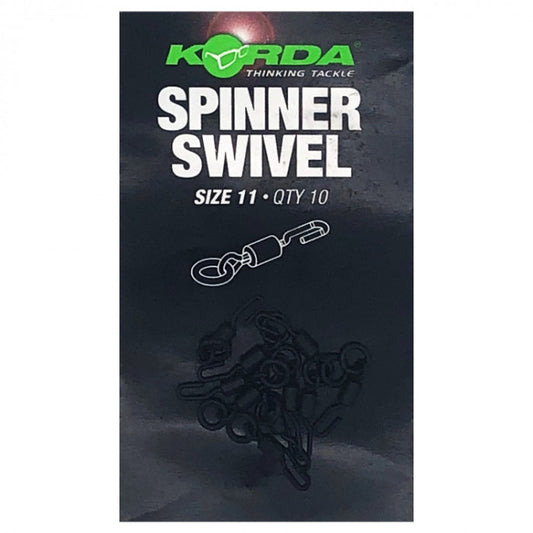 Korda Spinner Ring Fishing Swivel Size 11